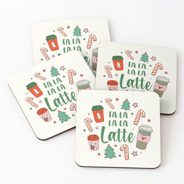 Item preview, Fa La La La Latte designed and sold by KrisInStitches.
