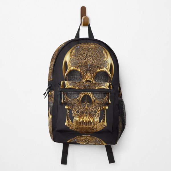 Item preview, Golden engraved skull designed and sold by osy003.