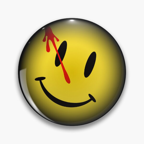 Item preview, Watchmen Smiley face designed and sold by SkyAfterDusk.