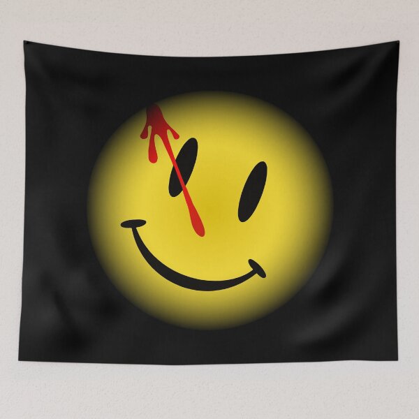 Item preview, Watchmen Smiley face designed and sold by SkyAfterDusk.
