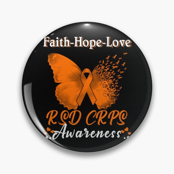 Item preview, Faith Hope Love Butterfly RSD CRPS Awareness designed and sold by Gillosina.
