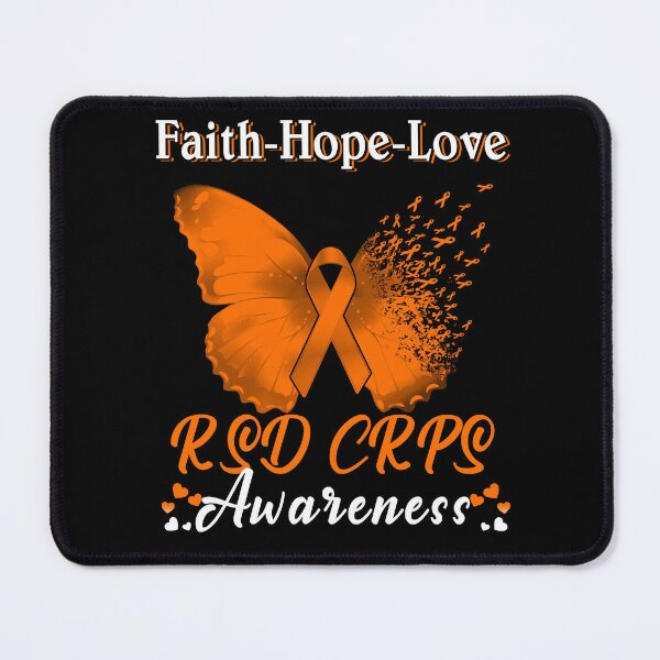 Item preview, Faith Hope Love Butterfly RSD CRPS Awareness designed and sold by Gillosina.