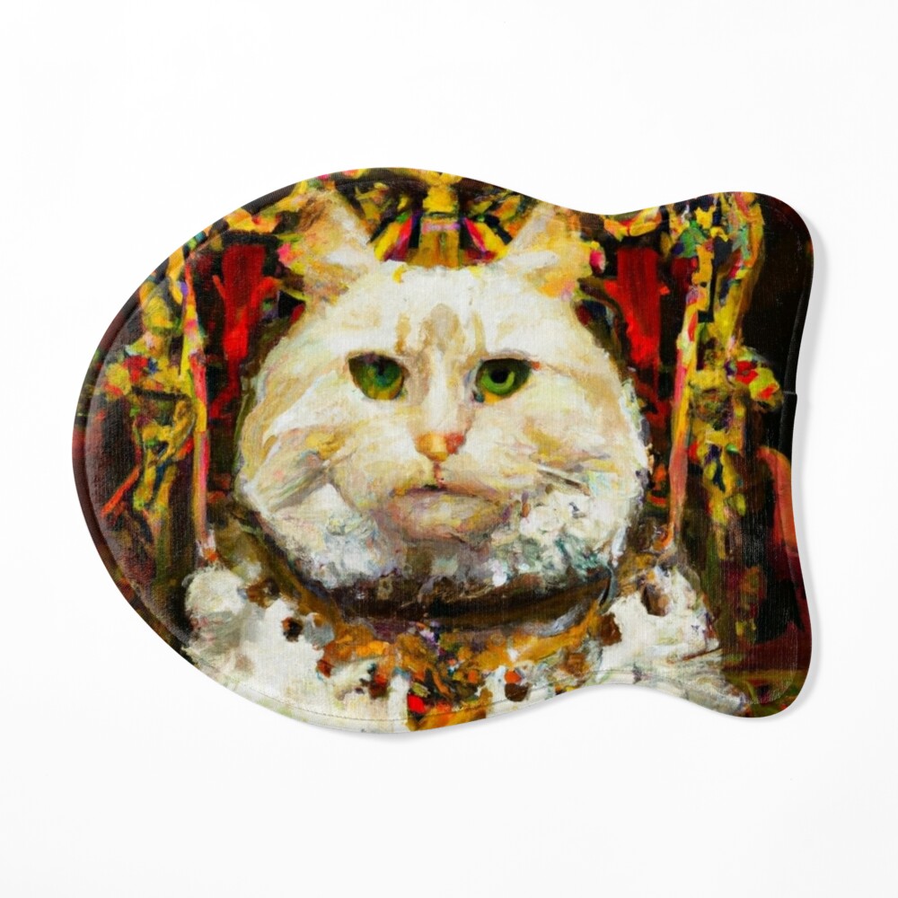 Victoria the Cat, with throne and tea kettle (Baroque) Art Board Print for  Sale by thecatandkettle