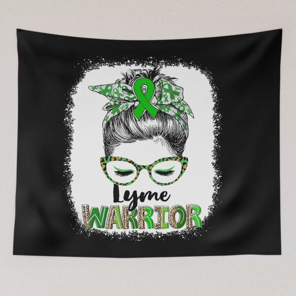 Item preview, Messy Bun Leopard Lyme Warrior designed and sold by rechardtee.