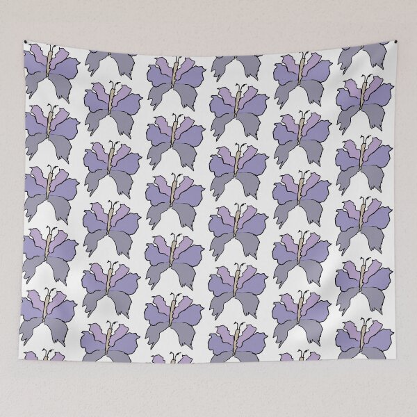 Aperçu de l'œuvre papillon violet créée et vendue par doodliez.