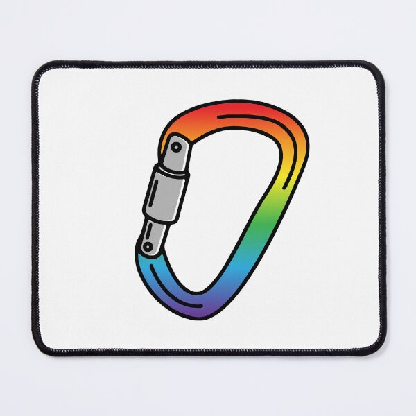 Item preview, Rainbow Climbing Carabiner designed and sold by maura41.