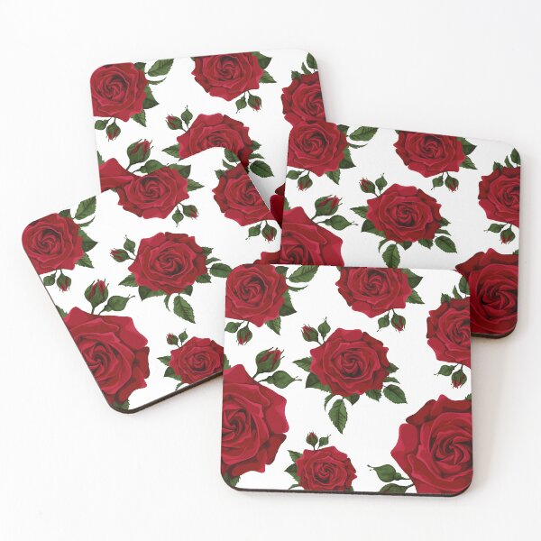 Item preview, beautiful pattern with red roses designed and sold by KaterynaKet.