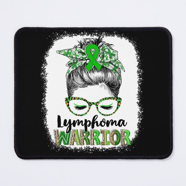 Item preview, Messy Bun Leopard Lymphoma Warrior designed and sold by rechardtee.