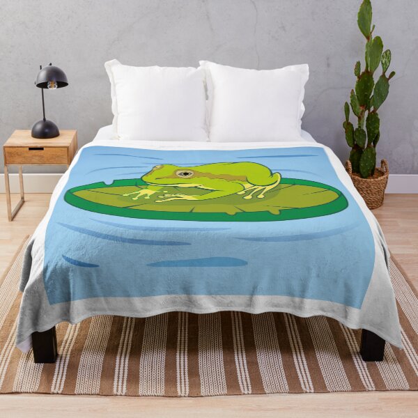 Item preview, Illustration of a frog on a victoria regia floating in water. Ideal for educational and cultural materials designed and sold by LucianoCosmo.