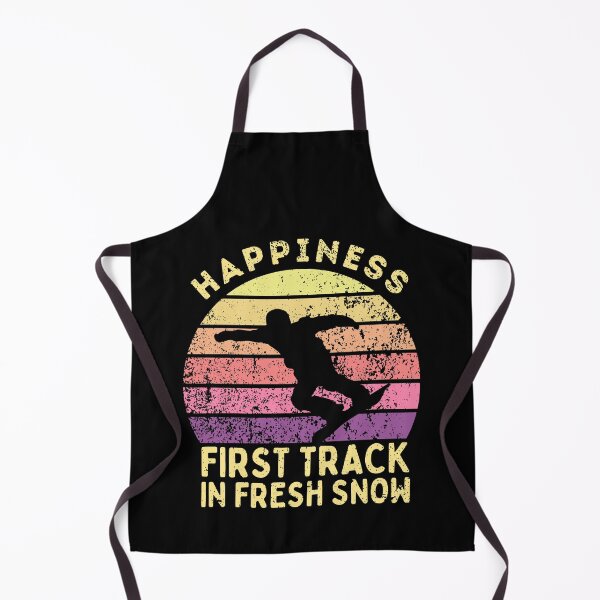 Item preview, Happiness - First Track In Fresh Snow - Snowboard - Winter Sport Christmas Snowboarder Gift designed and sold by MWProject.