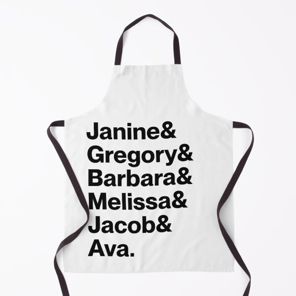 Item preview, Janine & Gregory & Barbara & Melissa & Jacob & Ava | Abbott Elementary Character Names (Black text) designed and sold by landiceleigh.