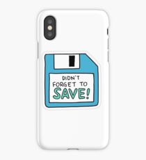 "Remembered to Save" Little Achievements iPhone Case