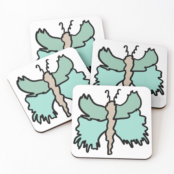 Item preview, green butterfly designed and sold by doodliez.