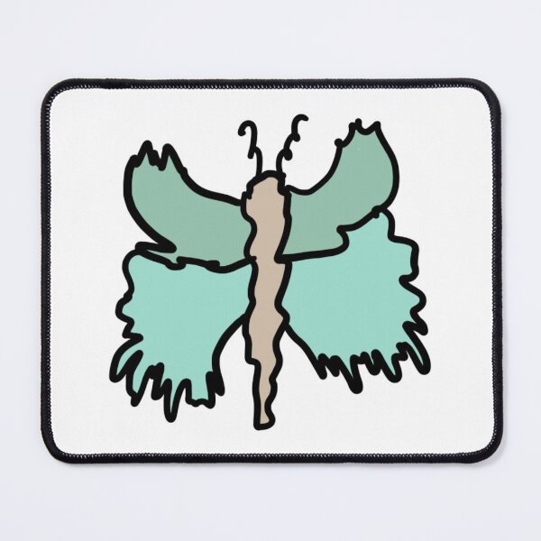 Item preview, green butterfly designed and sold by doodliez.