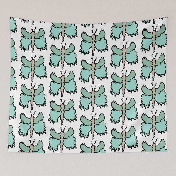 Item preview, green butterfly designed and sold by doodliez.