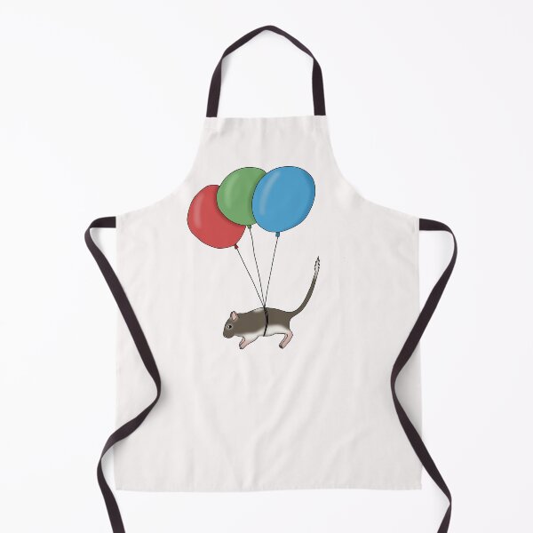 Item preview, Brown gerbil flying with balloons designed and sold by Becky-Marie.
