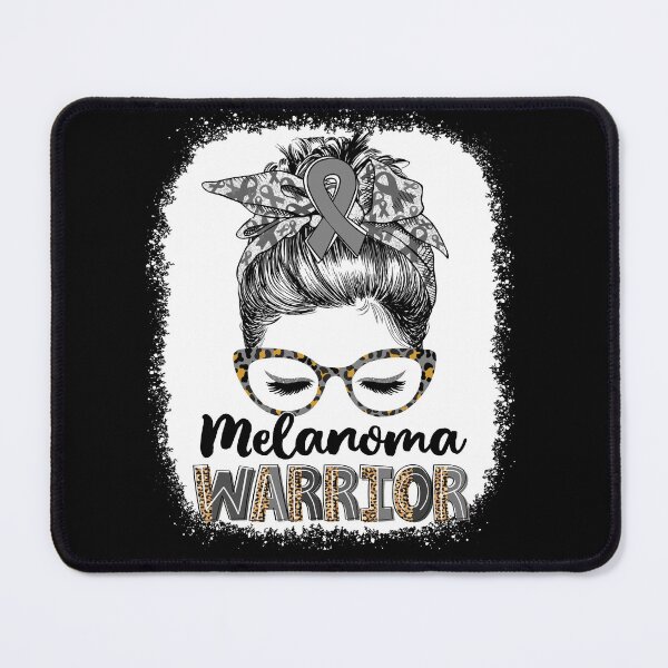 Item preview, Messy Bun Leopard Melanoma Warrior designed and sold by rechardtee.