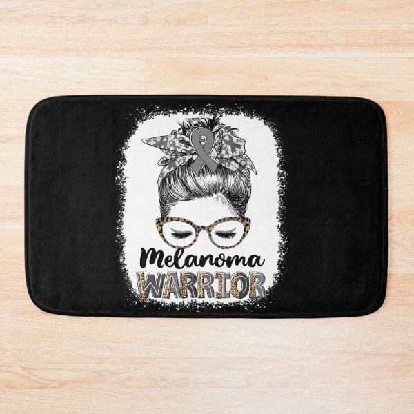 Item preview, Messy Bun Leopard Melanoma Warrior designed and sold by rechardtee.