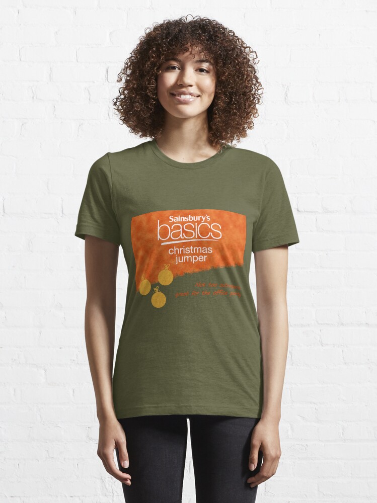 Sainsbury s Basics Christmas Jumper Essential T Shirt for Sale by paullessing Redbubble