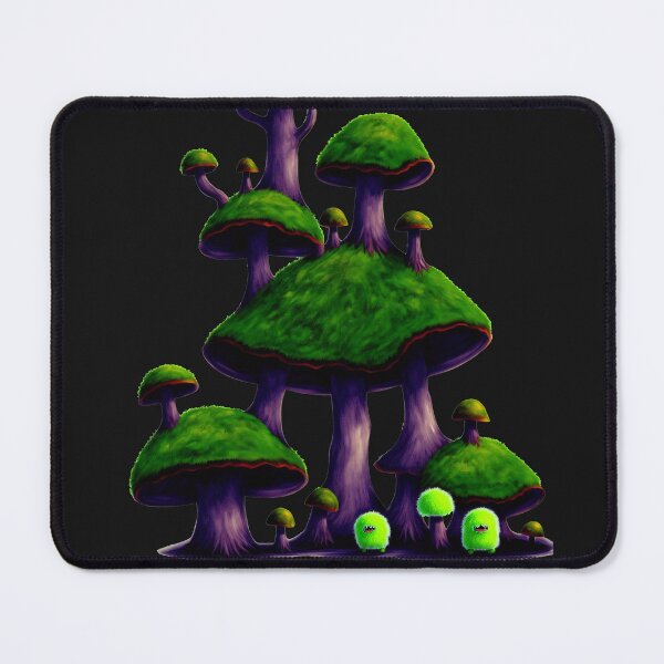 Item preview, Mushrooms overgrown with moss and small fluffy monsters I designed and sold by BrachiaST.