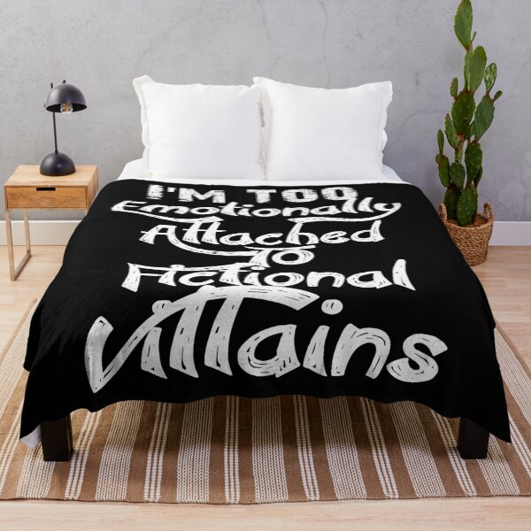 Item preview, I'm too emotionally Attached to Fictional VILLAINS.v1000. designed and sold by Chakilogy.