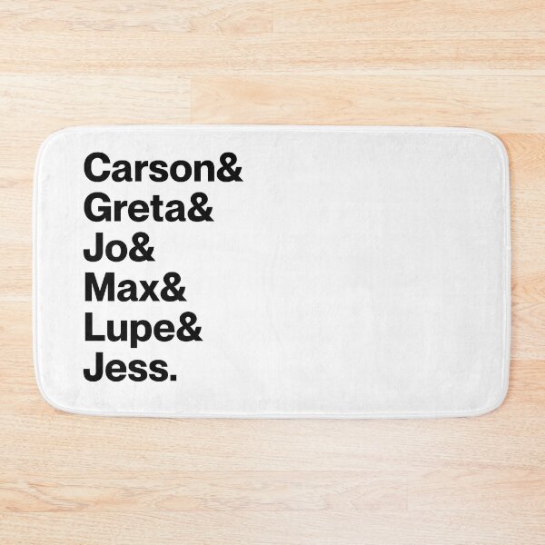 Item preview, Carson & Greta & Jo & Max & Lupe & Jess | A League of Their Own Sapphic Character Names (Black text) designed and sold by landiceleigh.