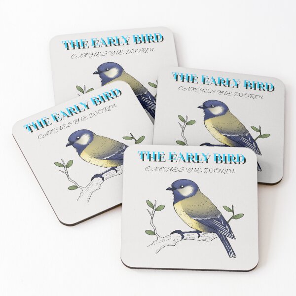 Item preview, The Early Bird Catches The Worm - Proverb designed and sold by LMcDs.