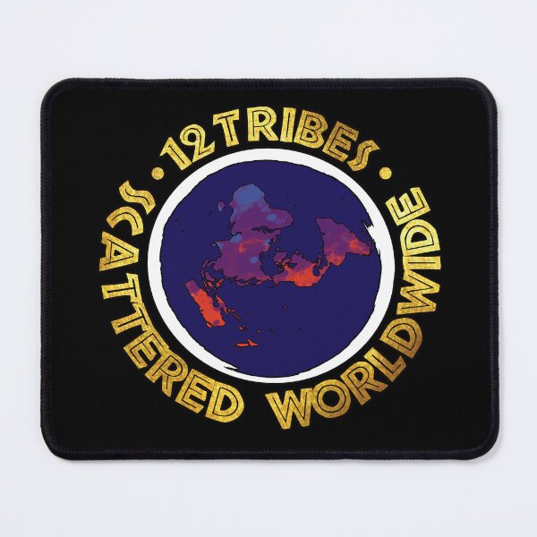 Item preview, 12 Tribes Scattered Worldwide (Flat Earth) designed and sold by Yachad.