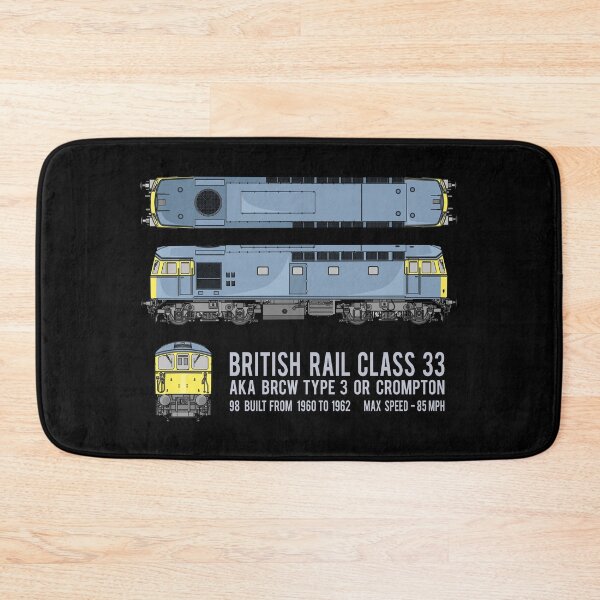Item preview, British Rail Class 33 BRCW Type 3 Crompton Locomotive Diagram Gift designed and sold by Maljonic.