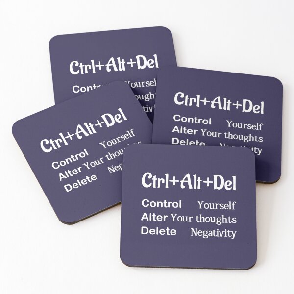 Item preview, Ctrl + Alt +Del quote, Control, Alt and Delete, Motivational quotes, positive words and inspirational sayings for encouraging to do the best in your life. designed and sold by Quotesgallery.
