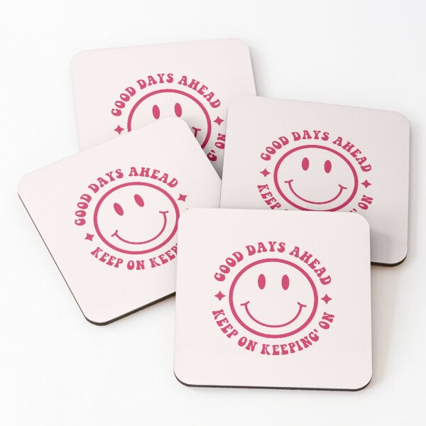 Item preview, Good Days Ahead Keep On Keeping' On Retro Smile Happy Face  designed and sold by Leader Shirts.