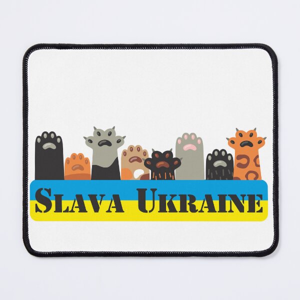 Aperçu de l'œuvre Chats pour l'Ukraine. Slava Ukraine créée et vendue par Isilver-me.