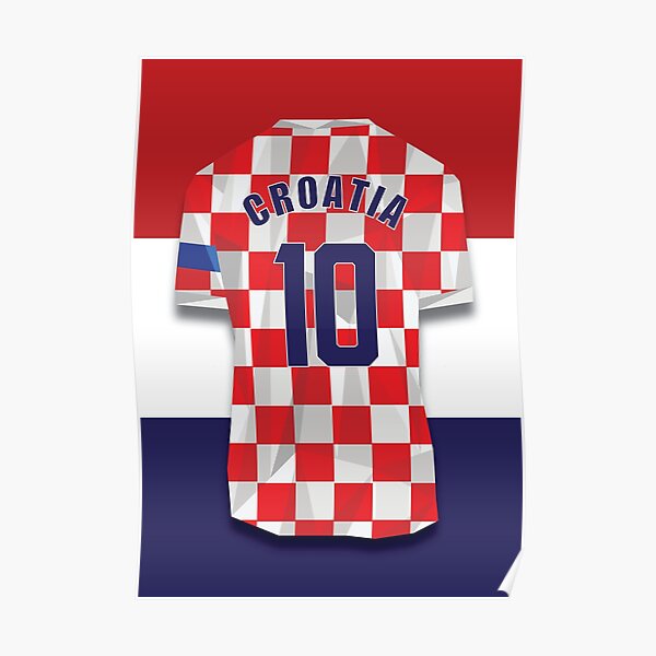 Croatia Football Jersey' Art Board Print for Sale by hashemds