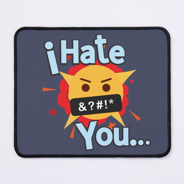 Item preview, Angry I hate you emoji Sticker designed and sold by TheCreativeFab.