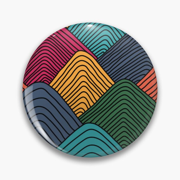 Item preview, Colorful mountains designed and sold by Clumsy People.