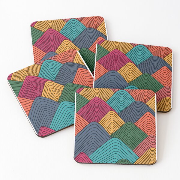 Item preview, Colorful mountains designed and sold by Clumsy People.