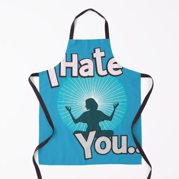 Item preview, Sarcastic I hate you Meditation Emoji Sticker  designed and sold by TheCreativeFab.