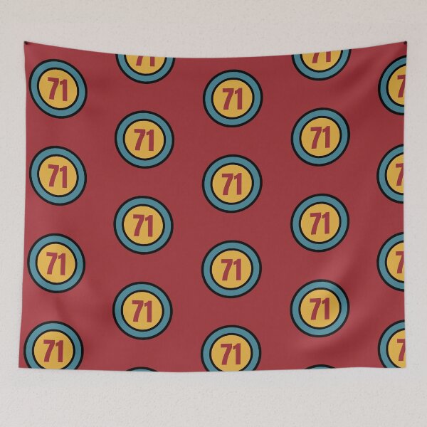 Item preview, The Number 71 - seventy one - seventy first - 71st designed and sold by SirenSeventyOne.