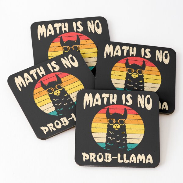 Item preview, Math is no prob llama designed and sold by JoRealm.