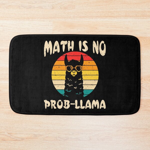 Item preview, Math is no prob llama designed and sold by JoRealm.