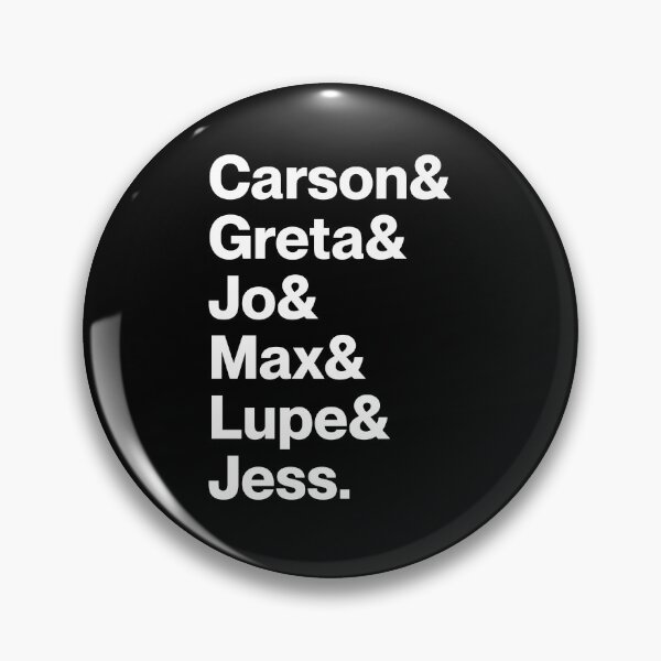 Item preview, Carson & Greta & Jo & Max & Lupe & Jess | A League of Their Own Sapphic Character Names (White text) designed and sold by landiceleigh.