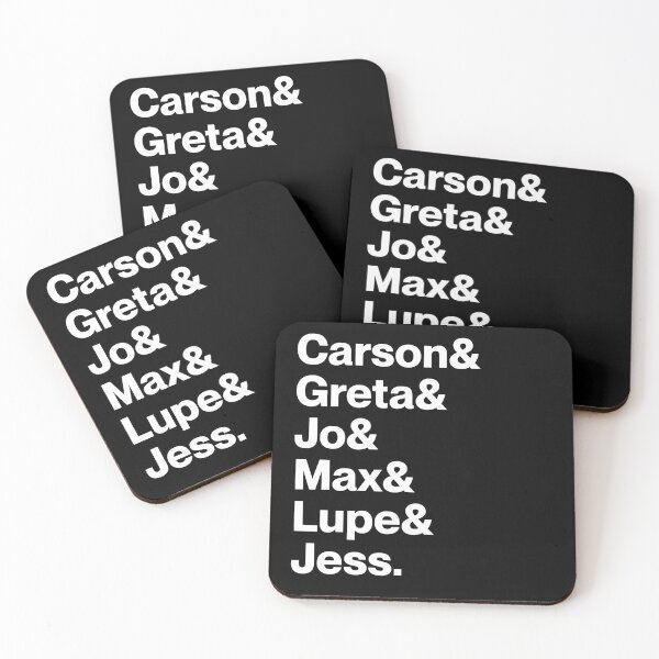 Item preview, Carson & Greta & Jo & Max & Lupe & Jess | A League of Their Own Sapphic Character Names (White text) designed and sold by landiceleigh.