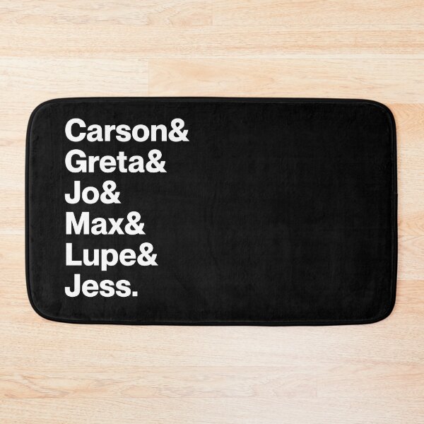 Item preview, Carson & Greta & Jo & Max & Lupe & Jess | A League of Their Own Sapphic Character Names (White text) designed and sold by landiceleigh.