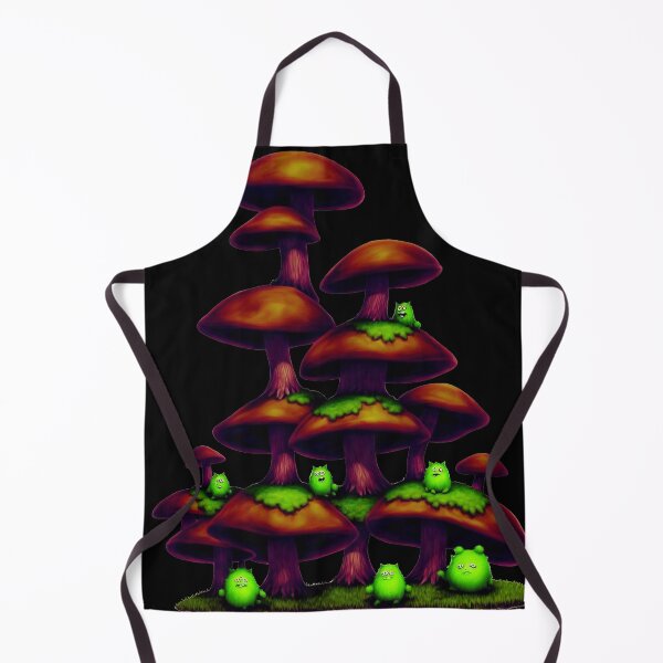 Item preview, Mushrooms overgrown with moss and small fluffy monsters II designed and sold by BrachiaST.