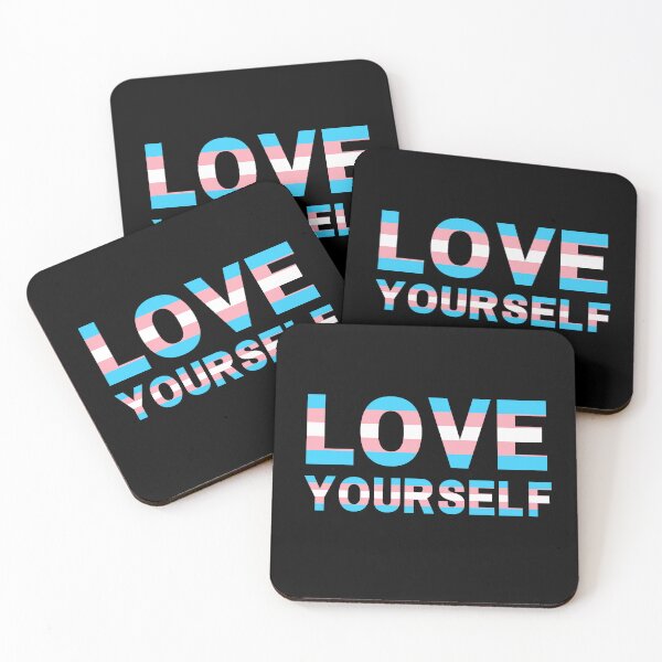 Item preview, Trans Flag Love Yourself designed and sold by turnipjoestudio.