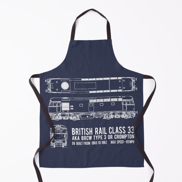 Item preview, British Rail Class 33 BRCW Type 3 Crompton Locomotive Blueprint Diagram Gift designed and sold by Maljonic.