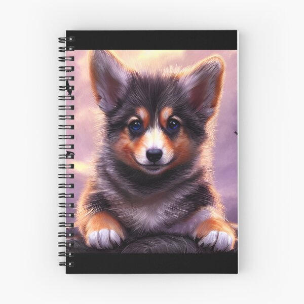 Item preview, AI Generated Art, Halloween/Fall Puppy designed and sold by RabbitHoleMI.