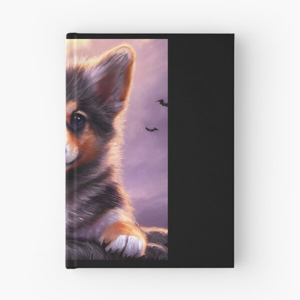 Aperçu de l'œuvre AI Generated Art, Halloween/Fall Puppy créée et vendue par RabbitHoleMI.