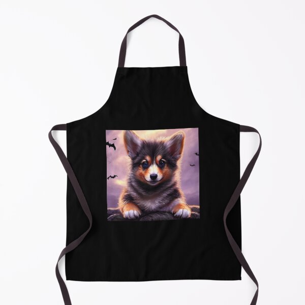 Artikelvorschau, AI Generated Art, Halloween/Fall Puppy entworfen und verkauft von RabbitHoleMI.