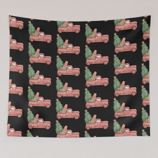 Item preview, Red Truck.  Christmas.  Christmas Tree.  Holiday  designed and sold by RoyalTacoBelle.